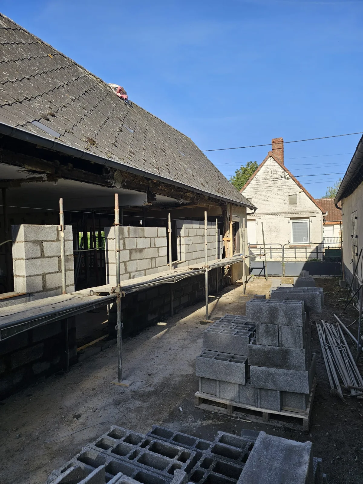 Beaufort-Blavincourt — photo du chantier 2